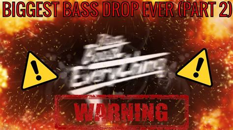 BIGGEST BOSS DROP EVER! (EXTREME BASS TEST!!!)